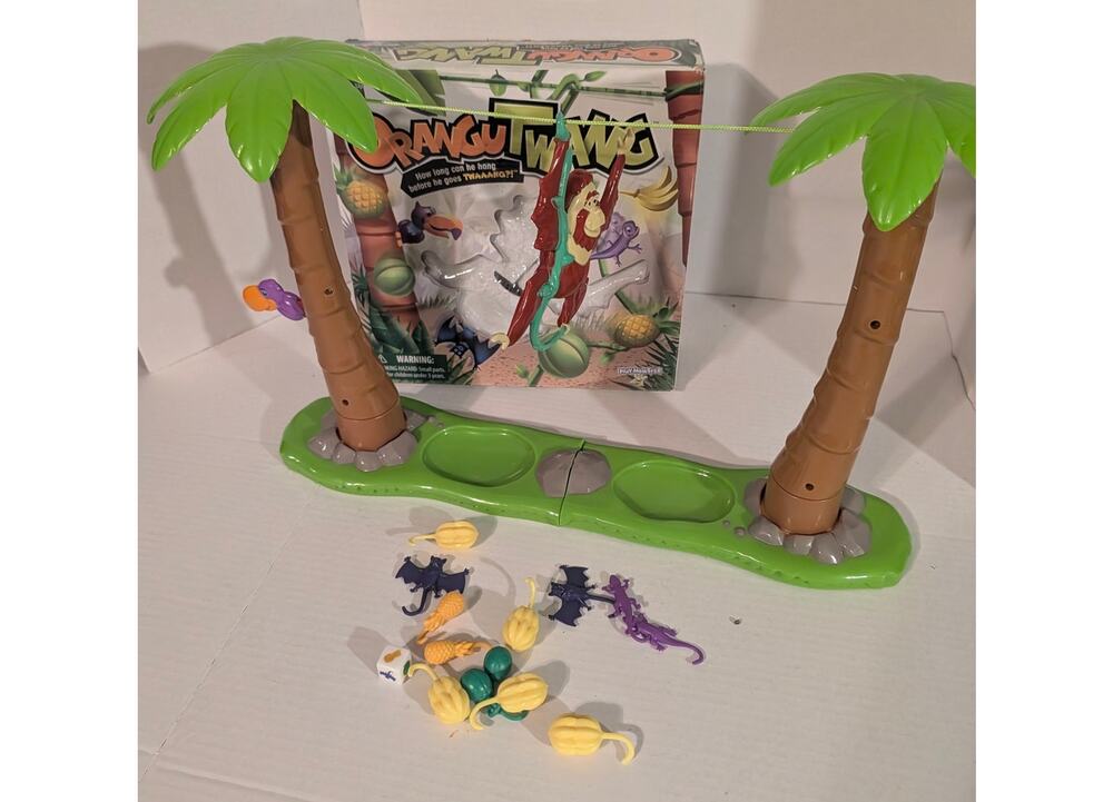 Orangutwang Kids Game - How Long Can He Hang Before He Goes Twaaang?!